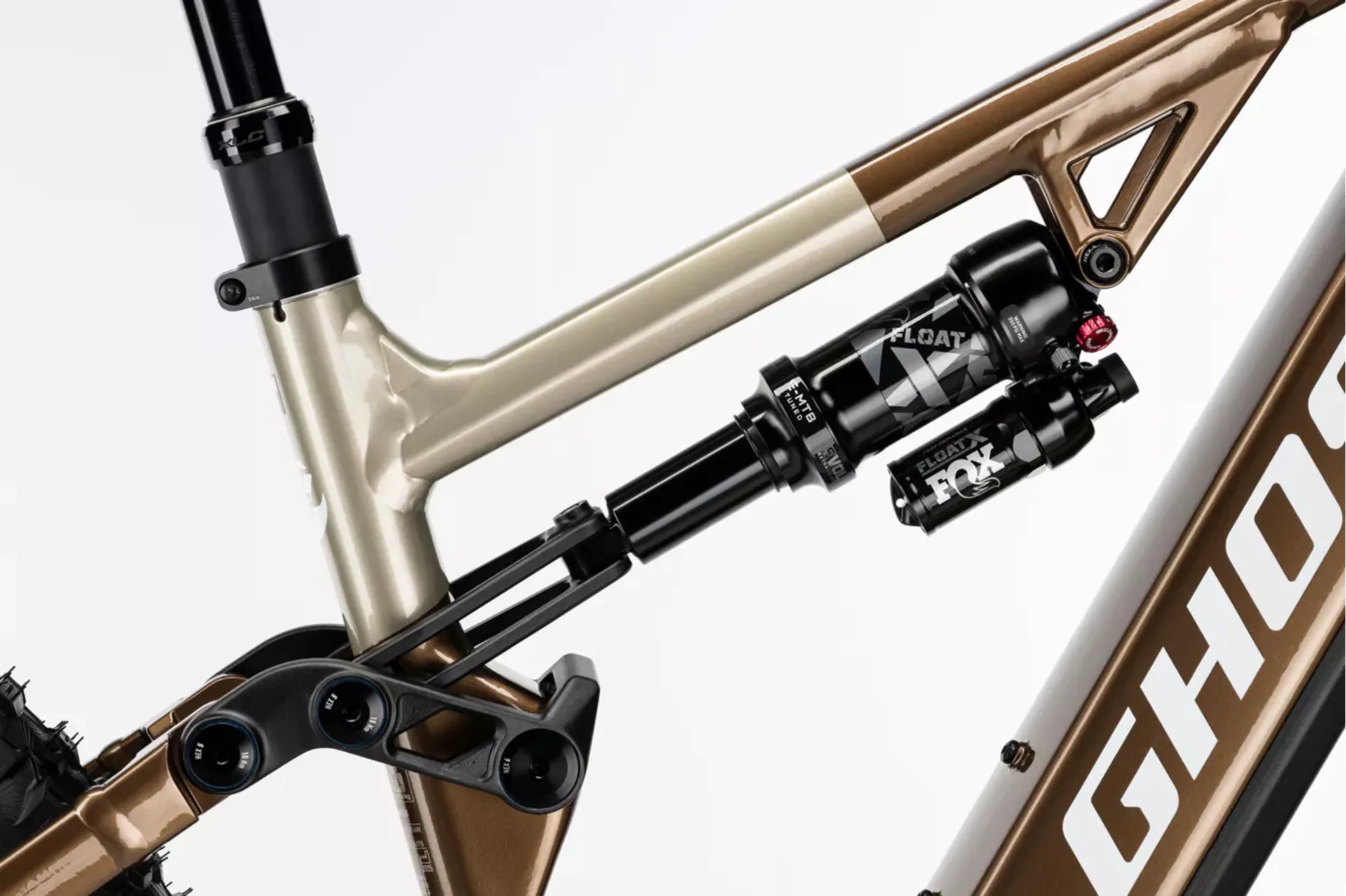 GHOST E-ASX ADVANCED FS eMTB BIKE 2026 BROWN BEAR/STONE