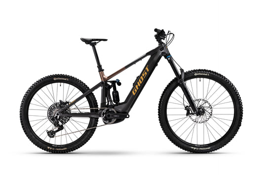 GHOST E-RIOT CF PRO FS eMTB BIKE 2026 HEAVY METAL/DEEP COFFEE