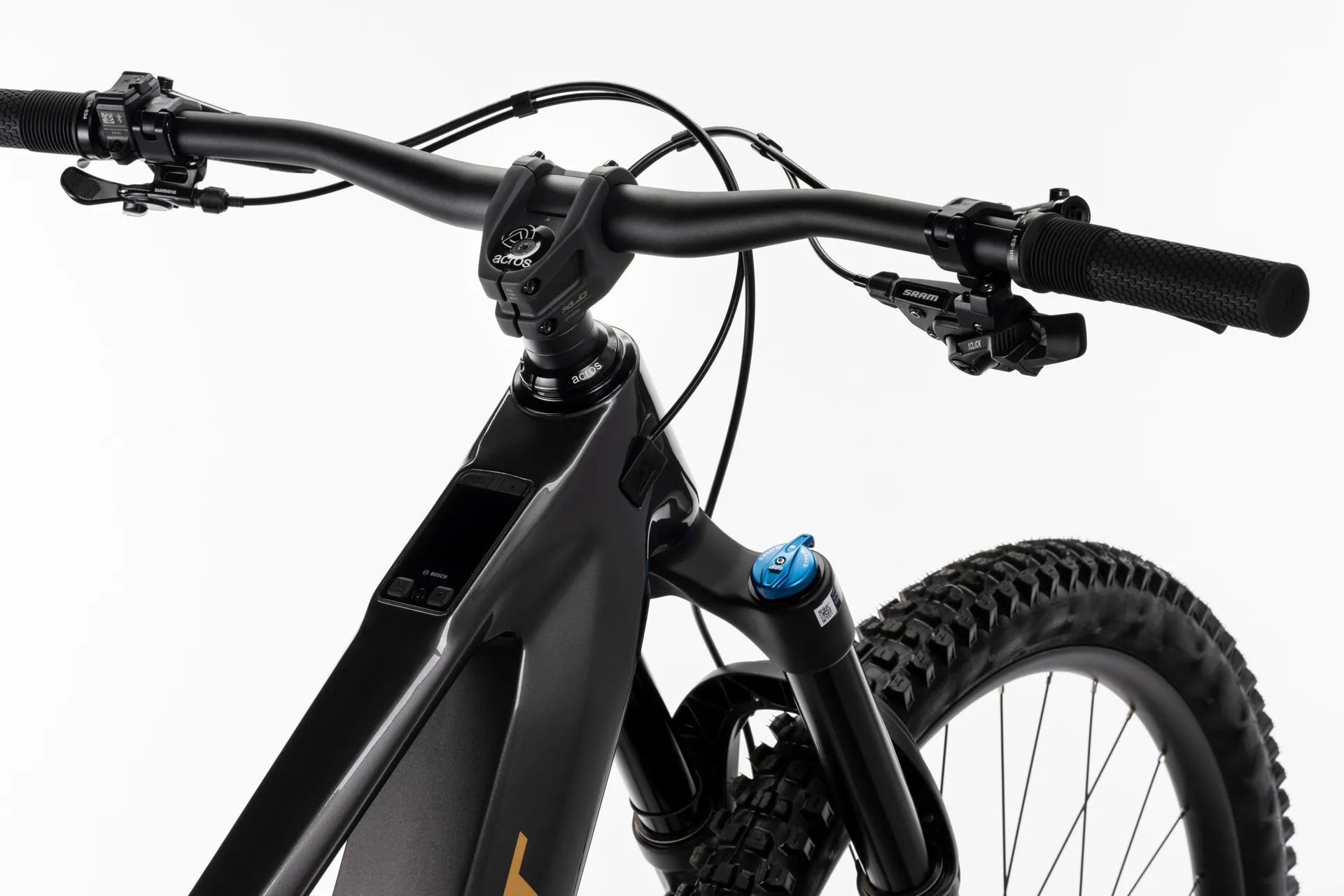 GHOST E-RIOT CF PRO FS eMTB BIKE 2026 HEAVY METAL/DEEP COFFEE