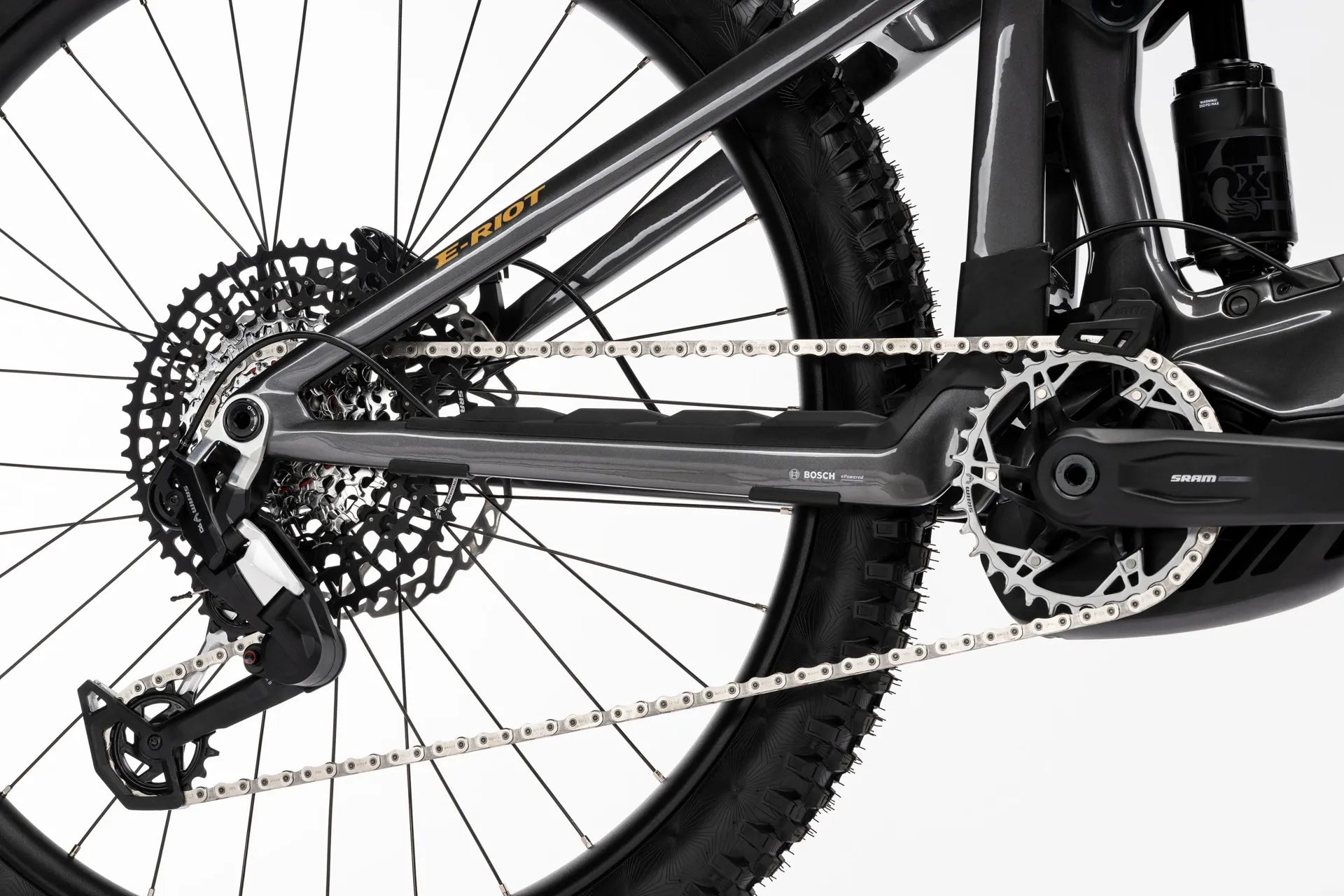 GHOST E-RIOT CF PRO FS eMTB BIKE 2026 HEAVY METAL/DEEP COFFEE