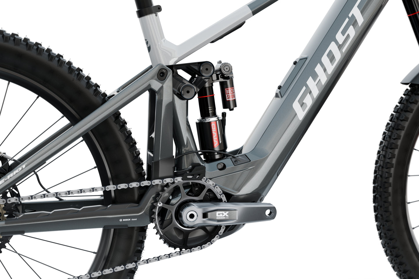 GHOST E-RIOT CF FULL PARTY FS eMTB BIKE 2026 MIST BLUE/PURE ELEGANCE