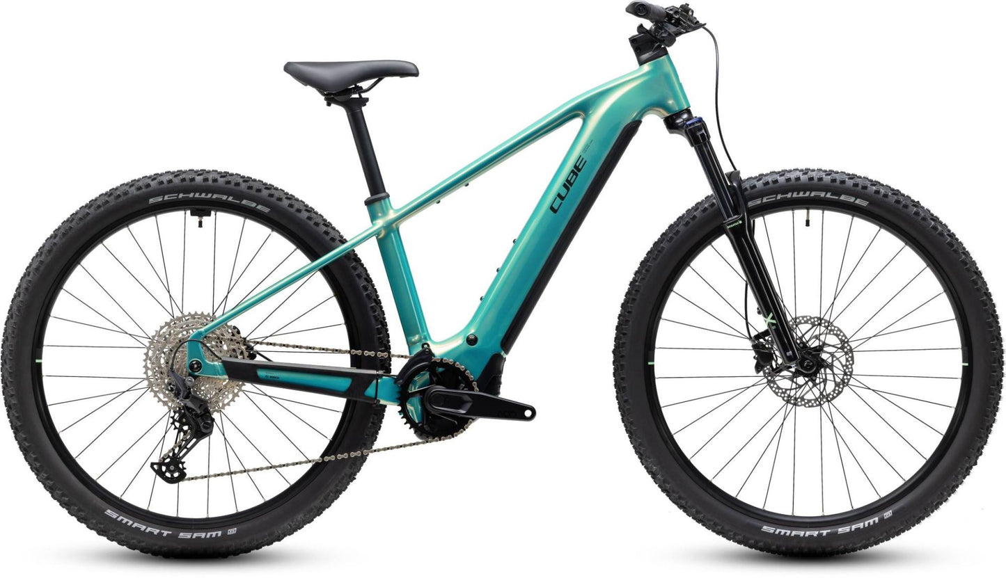 CUBE REACTION HYBRID PERFORMANCE 720 HARDTAIL eMTB BIKE 2027 MALDIVIAN 'N' BLACK