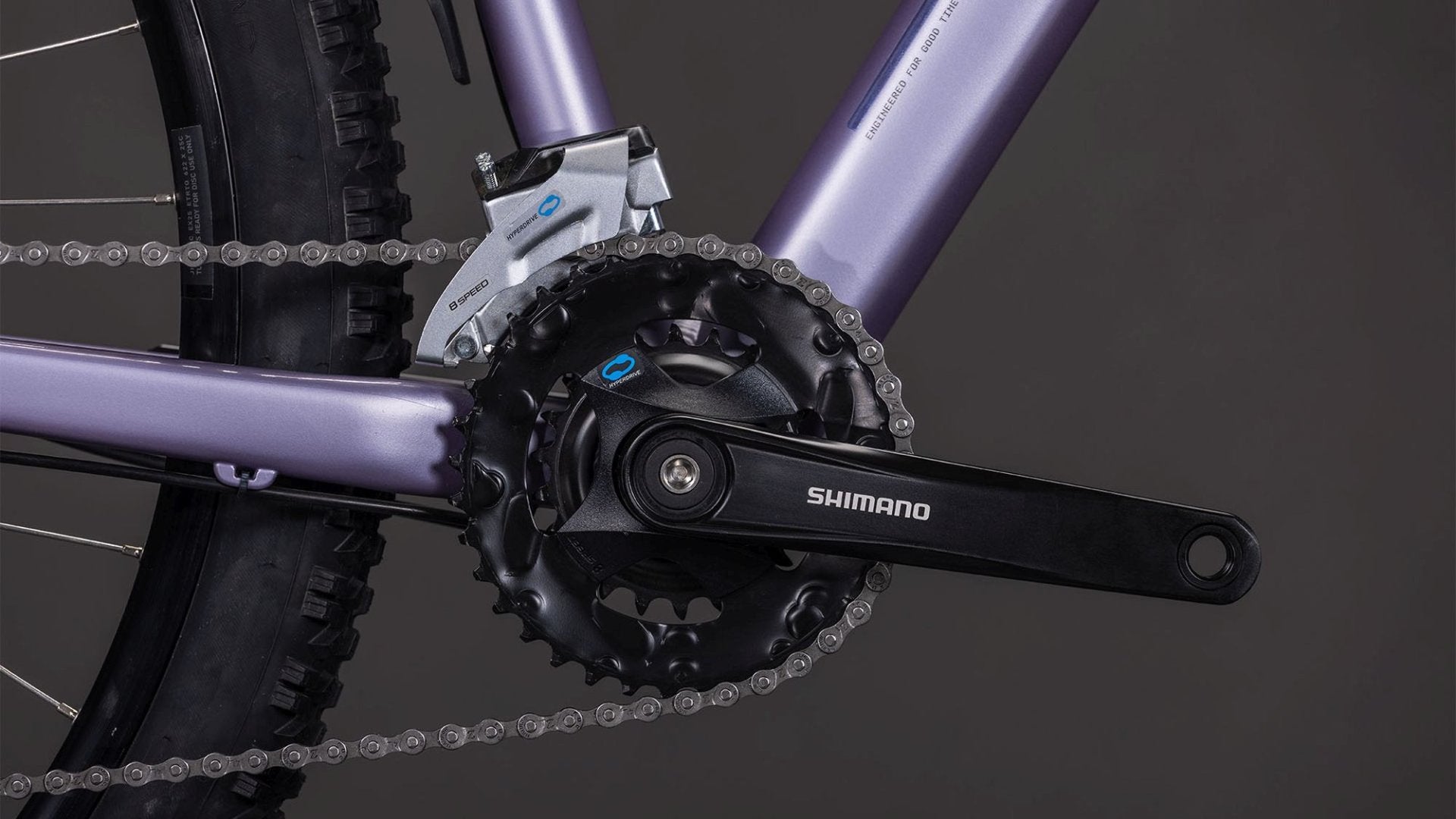 CUBE AIM ONE FE HARDTAIL MTB BIKE 2026 LIGHTPURPLE' N 'CHROME