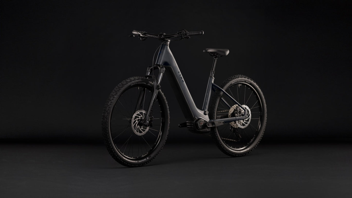 CUBE REACTION HYBRID PRO 800 HARDTAIL eMTB BIKE 2027 SILVERDUST 'N' PRISM (EASY ENTRY)