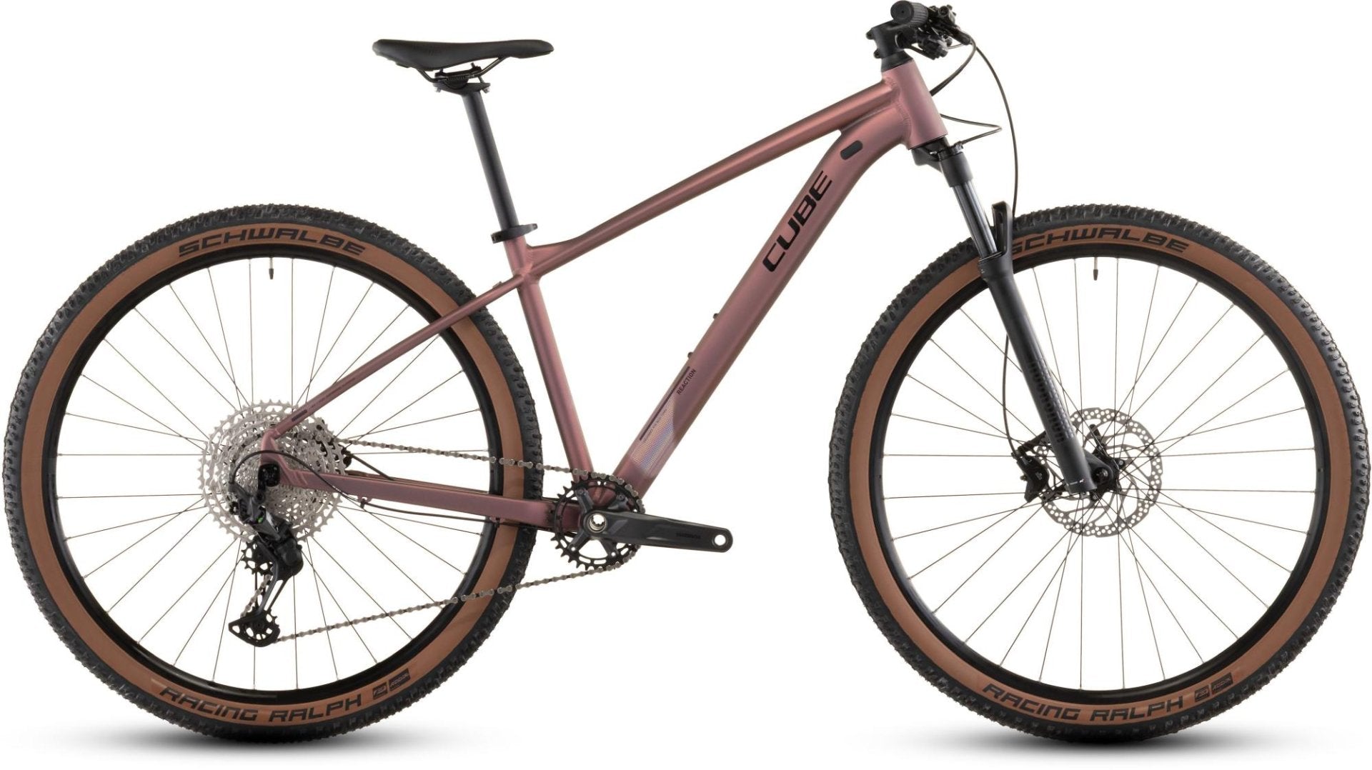 CUBE REACTION PRO HARDTAIL MTB BIKE 2026 SHIFTBLUSH' N 'BLACK