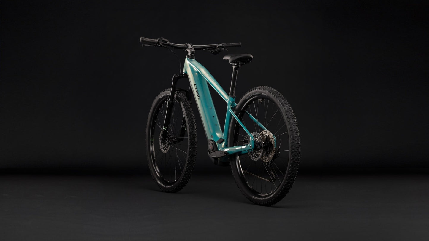 CUBE REACTION HYBRID PERFORMANCE 720 HARDTAIL eMTB BIKE 2027 MALDIVIAN 'N' BLACK