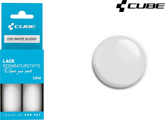 CUBE TOUCH UP PEN SET WHITE GLOSSY 2252