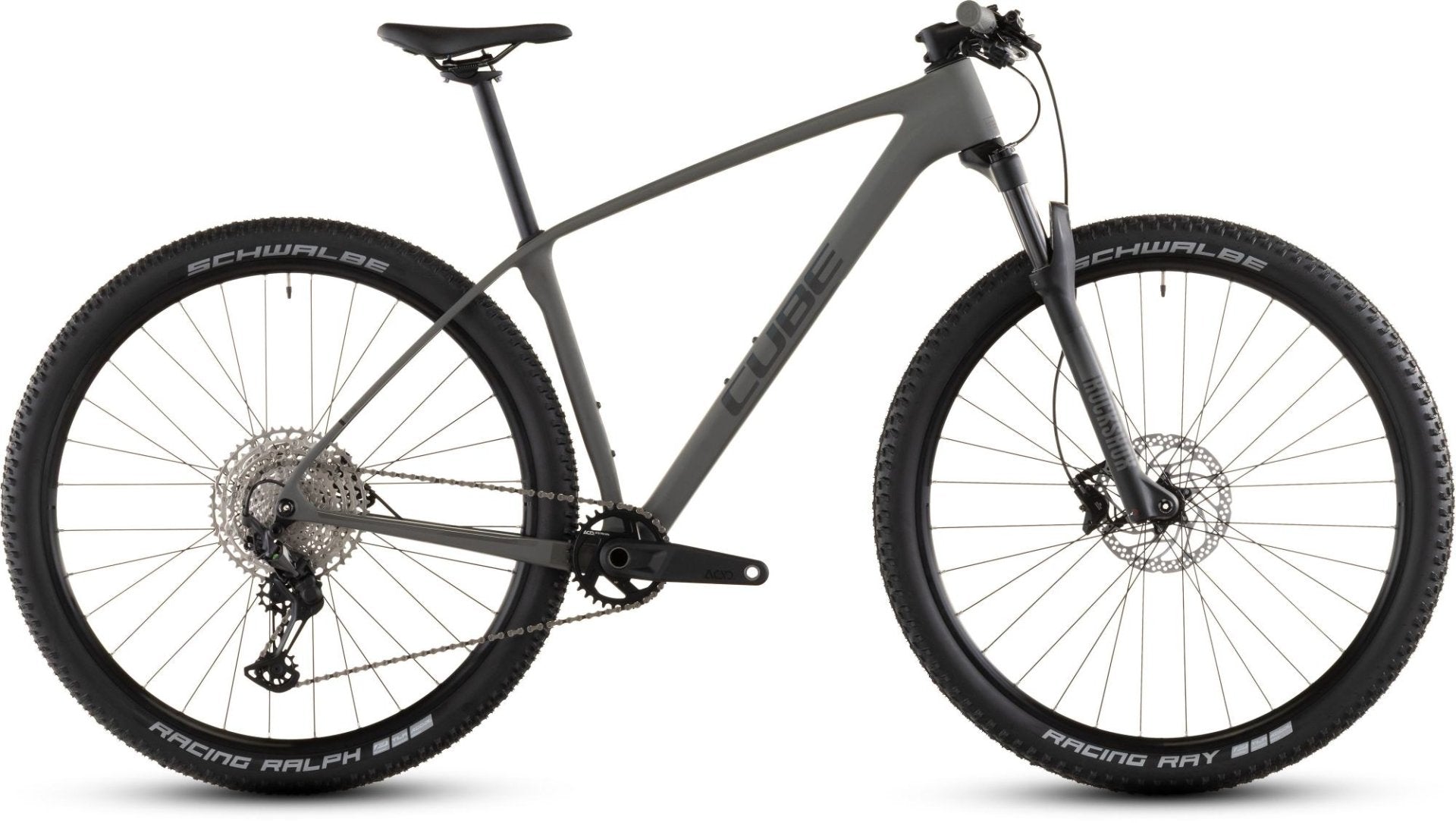 CUBE REACTION C:62 ONE HARDTAIL MTB BIKE 2026 OLDGREY' N 'BLACK