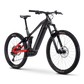 HAIBIKE ALLMTN 4 FULL SUSPENSION eMTB BIKE 2025 GLOSSY SILVER/RED/BLACK