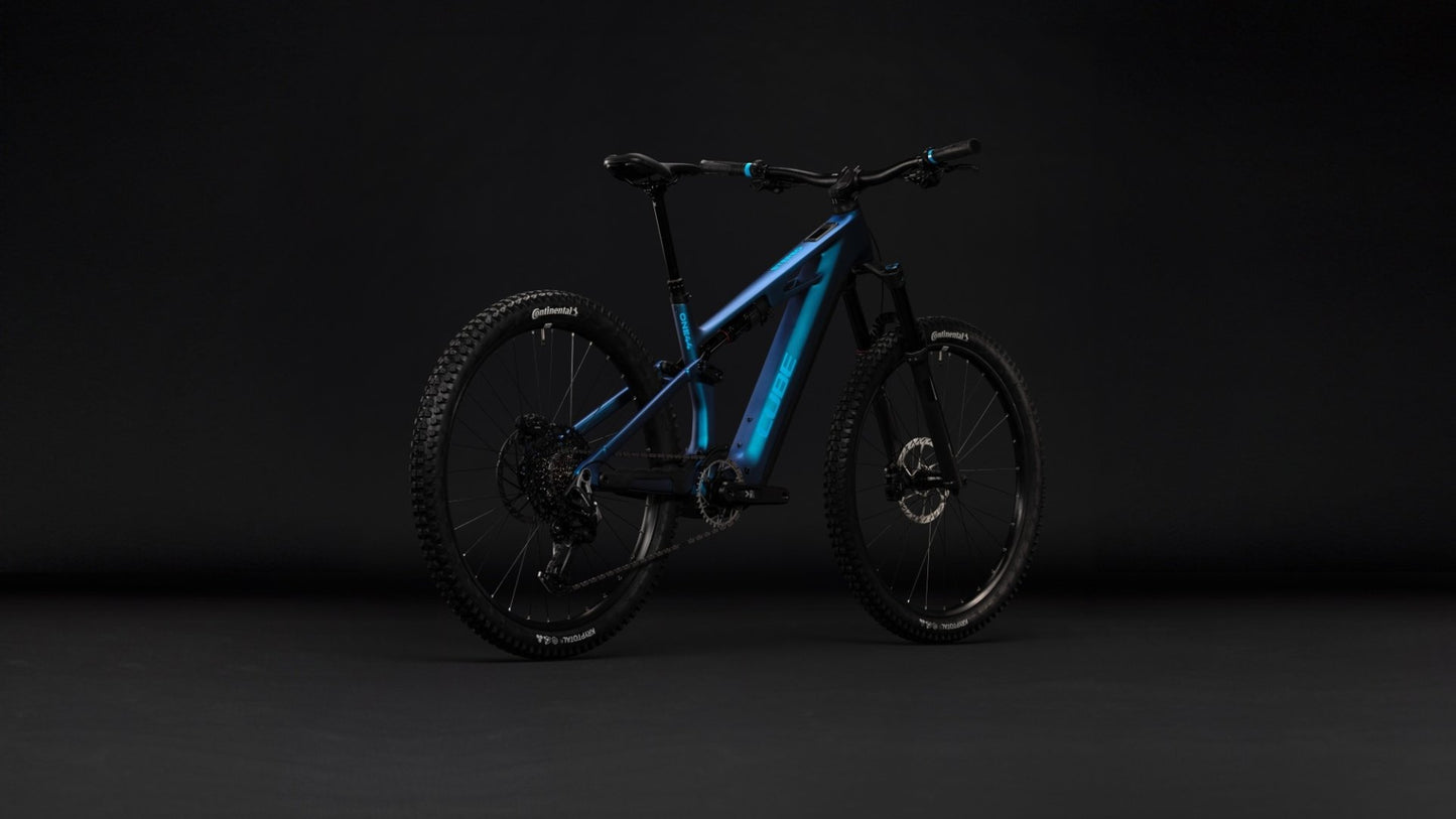 CUBE STEREO HYBRID ONE44 EXC 800 eMTB BIKE 2027 NEBULA 'N' BLUE