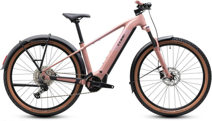 CUBE REACTION HYBRID PERFORMANCE 720 FE HARDTAIL eMTB BIKE 2027 RUBY 'N' BLACK
