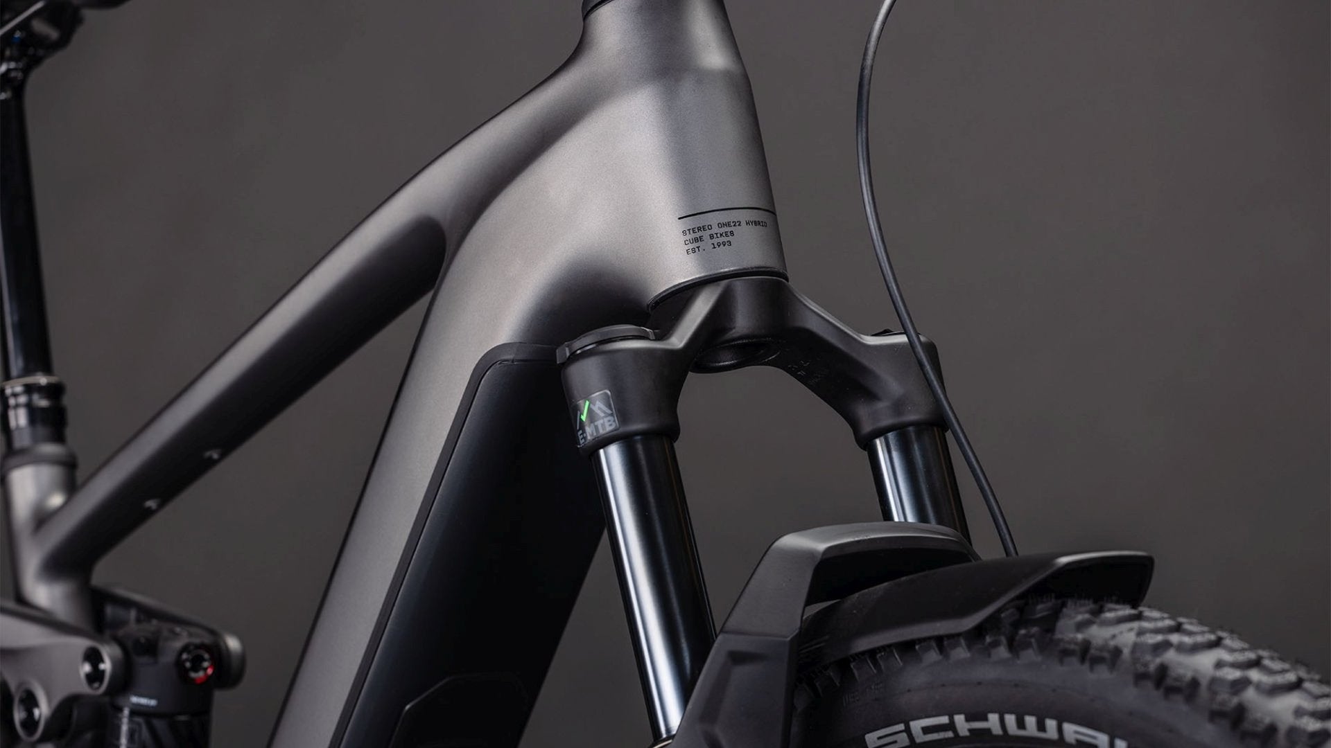 CUBE STEREO HYBRID ONE22 RACE 800 FE eMTB BIKE 2026 SLABGREY' N 'CHROME