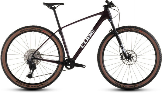 CUBE REACTION C:62 RACE HARDTAIL MTB BIKE 2026 LIQUIDRED' N 'WHITE
