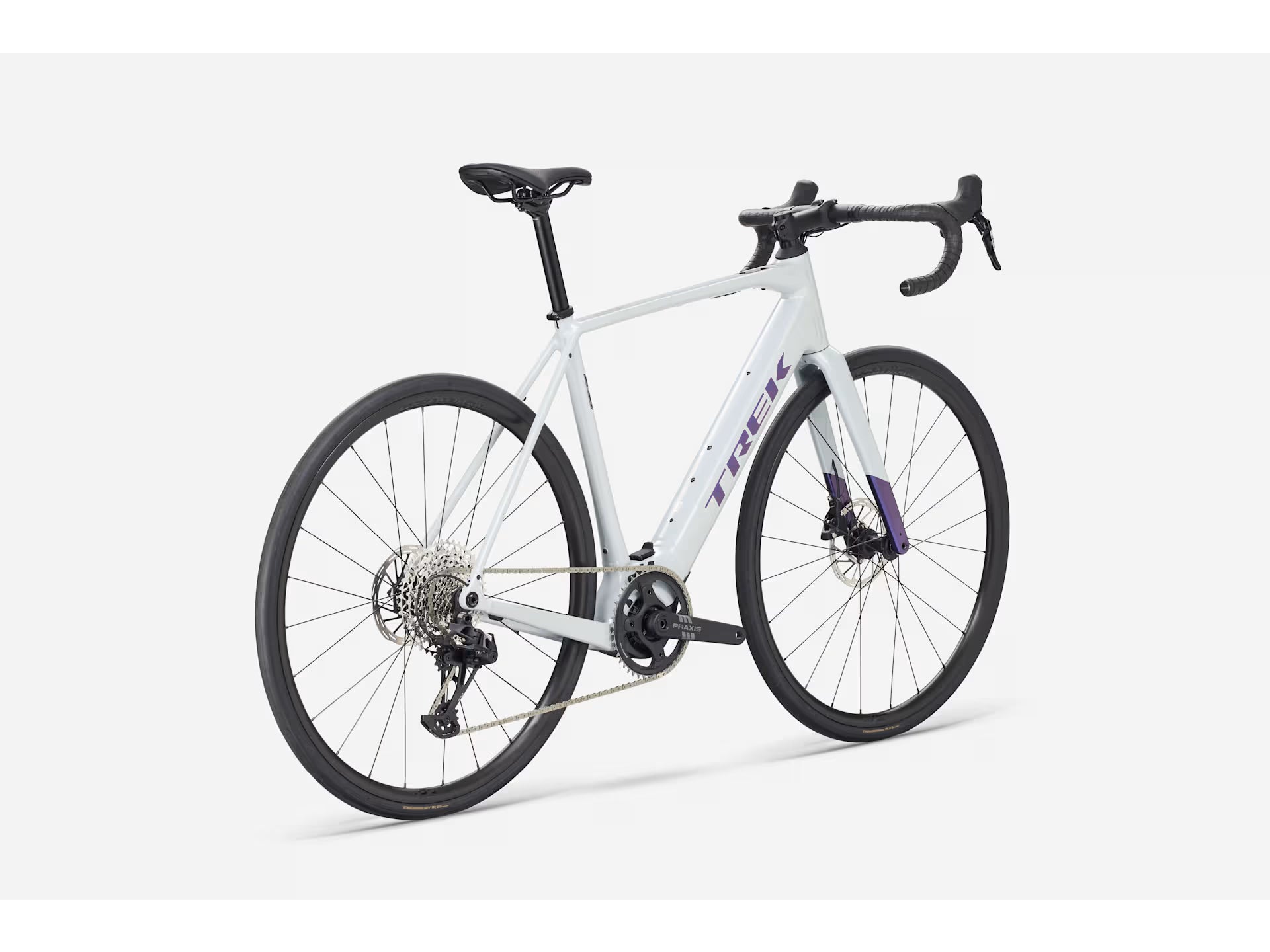 TREK DOMANE+ ALR 5 eROAD BIKE 2026 PLASMA GREY PEARL