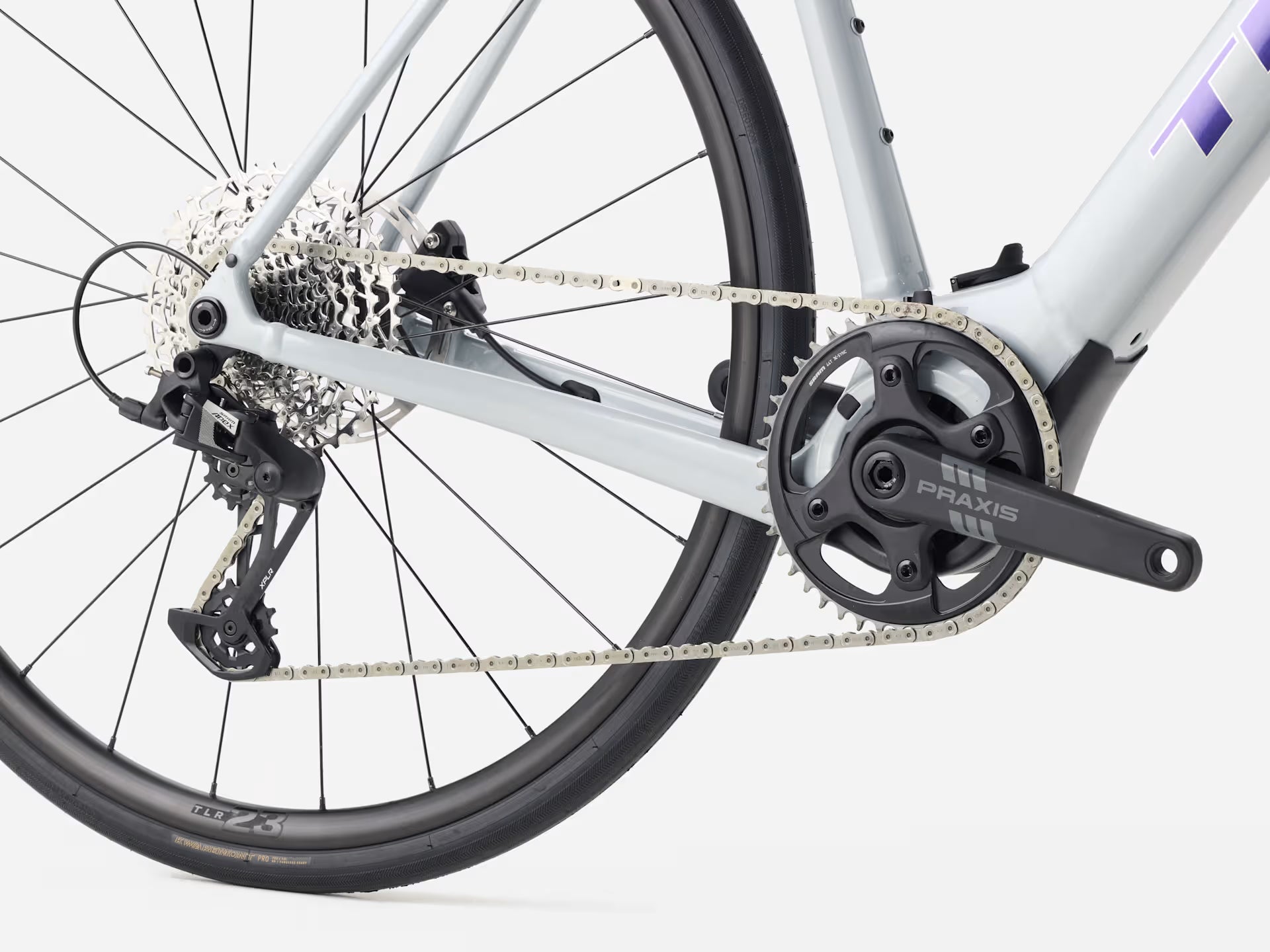 TREK DOMANE+ ALR 5 eROAD BIKE 2026 PLASMA GREY PEARL