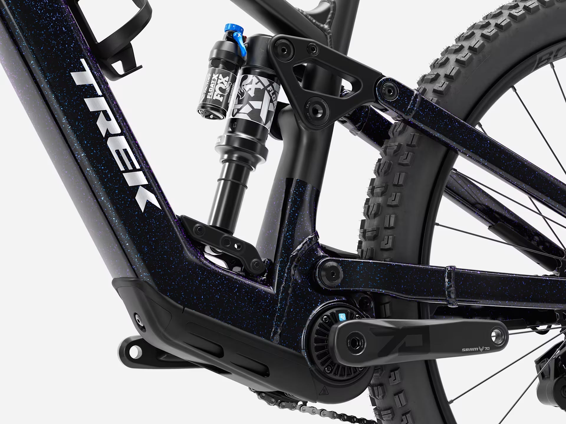 TREK FUEL+ EX 8 GEN 2 FULL SUSPENSION eMTB BIKE 2026 TREK BLACK/PURPLE FLIP