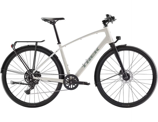 TREK FX SPORT AL EQUIPPED HYBRID BIKE 2026 BUFF BEIGE/ERA WHITE SPLATTER