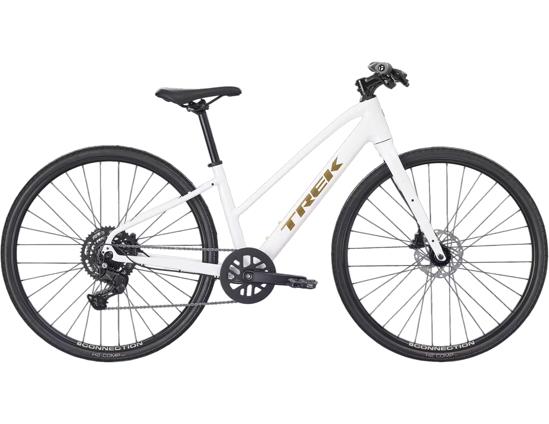 TREK FX 2 MIDSTEP GEN 4 HYBRID BIKE 2026 CRYSTAL WHITE