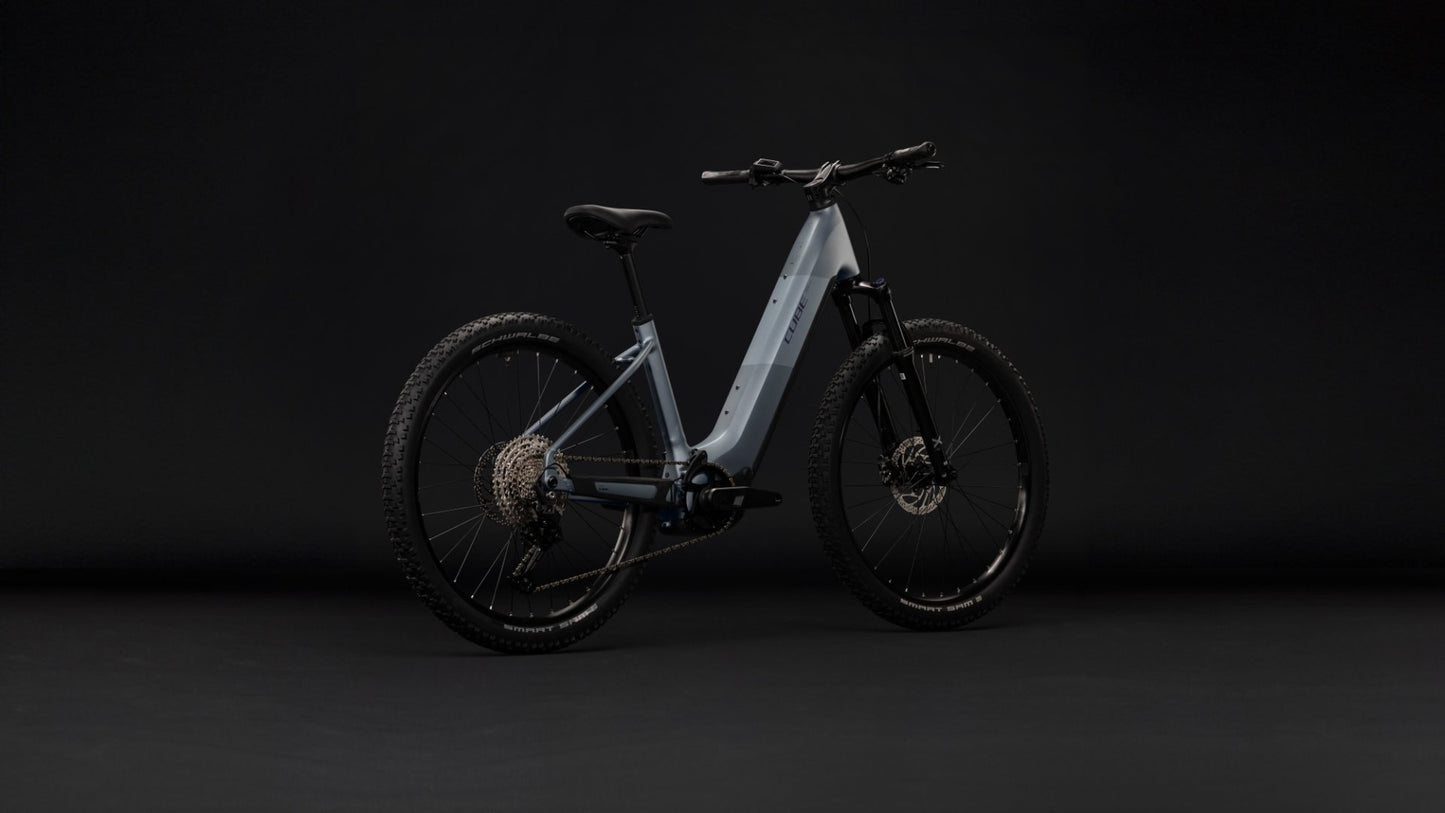 CUBE REACTION HYBRID PERFORMANCE 720 HARDTAIL eMTB BIKE 2027 ASHGREY 'N' PRISM  (EASY ENTRY)