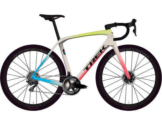 TREK DOMANE SL 6 GEN 4 ROAD BIKE 2026 ERA WHITE/GLOWSTICK/CORAL FADE
