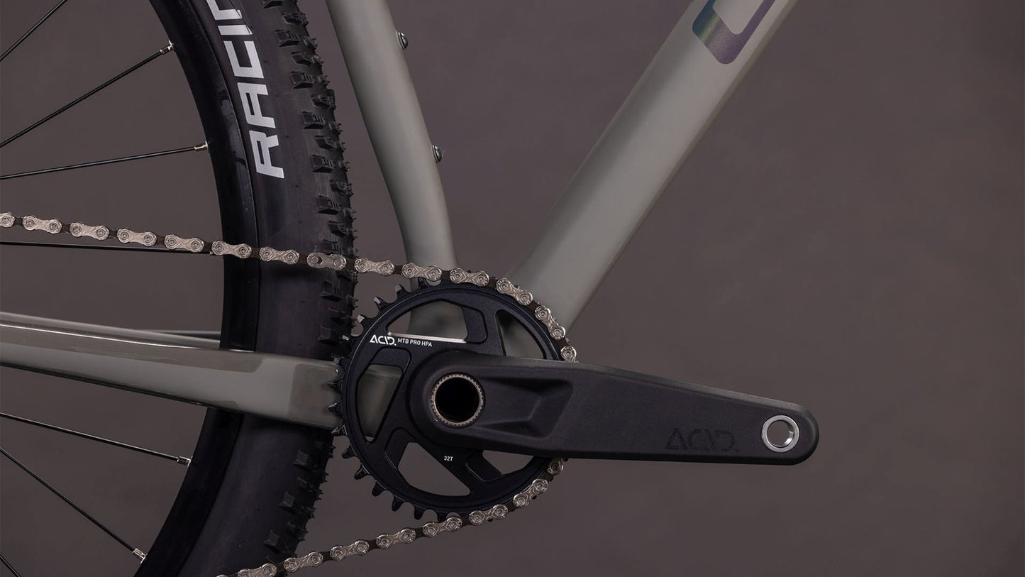 CUBE REACTION C:62 ONE HARDTAIL MTB BIKE 2026 OLDGREY' N 'BLACK
