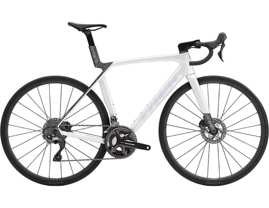 TREK MADONE SL 5 GEN 8 ROAD BIKE 2026 GLOSS CRYSTAL WHITE/MATTE DEEP SMOKE