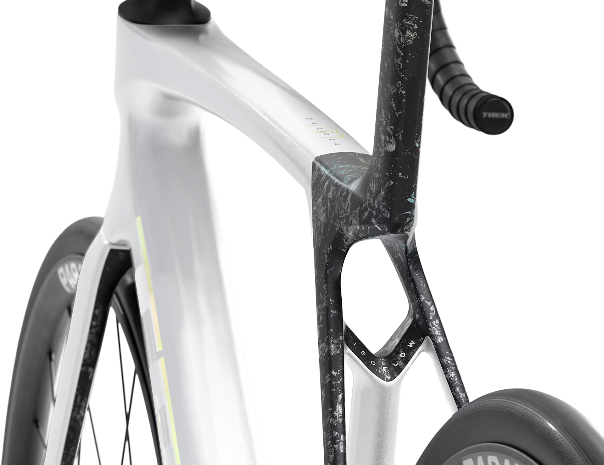 TREK MADONE SL 5 GEN 8 ROAD BIKE 2026 GLOSS CRYSTAL WHITE/MATTE DEEP SMOKE