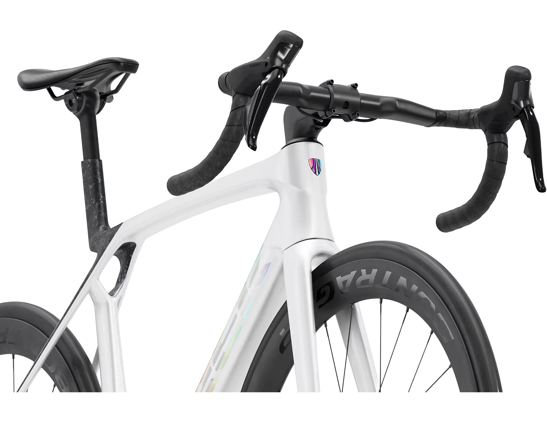 TREK MADONE SL 7 GEN 8 ROAD BIKE 2026 GLOSS CRYSTAL WHITE/MATTE DEEP SMOKE