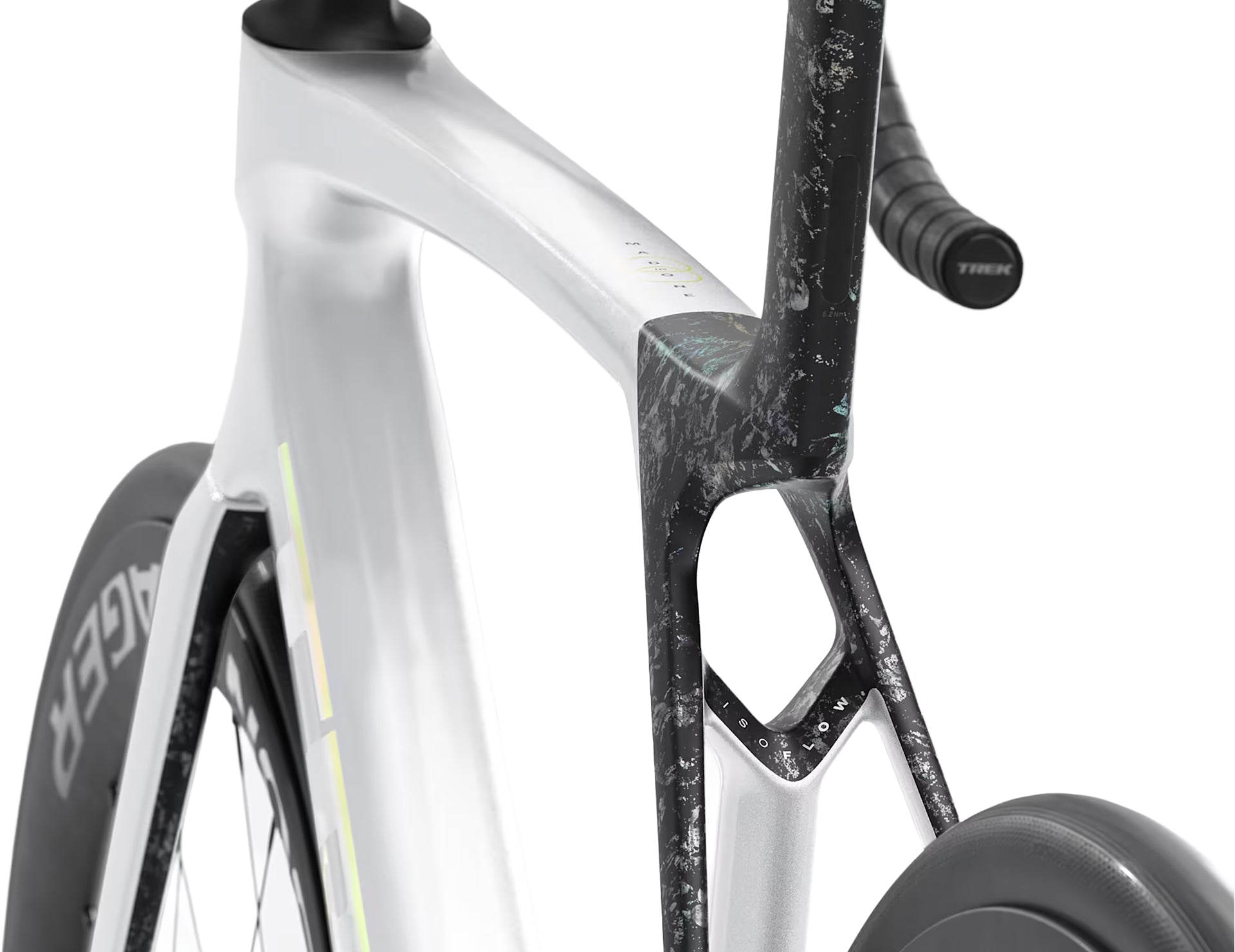 TREK MADONE SL 7 GEN 8 ROAD BIKE 2026 GLOSS CRYSTAL WHITE/MATTE DEEP SMOKE