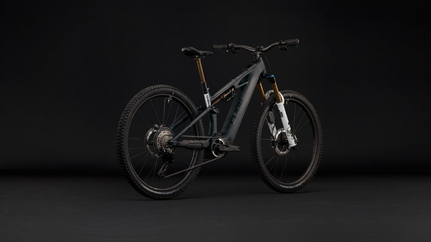 CUBE STEREO HYBRID ONE44 HPC AT 800 eMTB BIKE 2027 CARBON 'N' WHITE