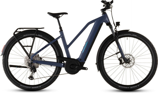 CUBE NURIDE HYBRID EXC 800 TRAPEZE eTREKKING BIKE 2026 JEANSBLUE' N 'BLUE