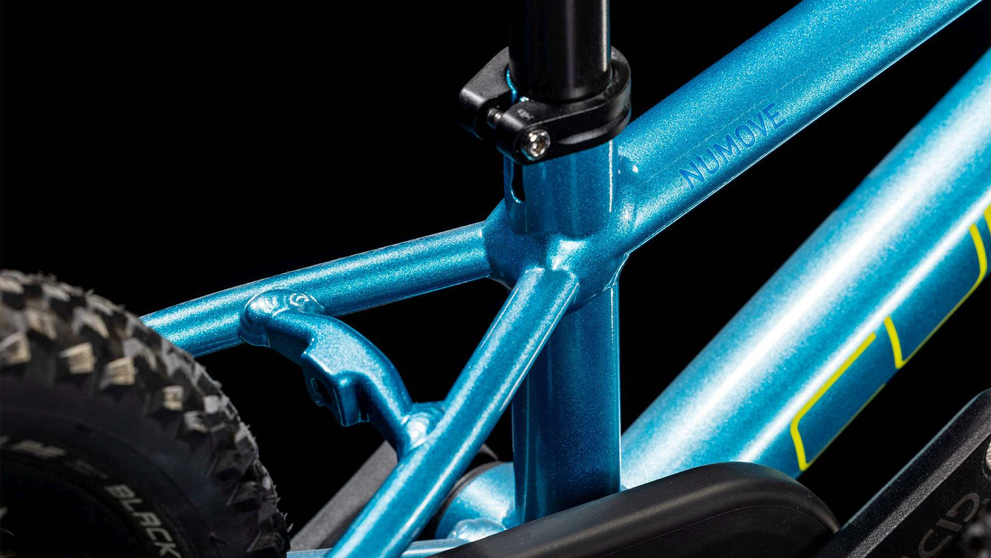 CUBE NUMOVE 120 RT KID'S MTB BIKE 2025 BLUE' N 'LIME
