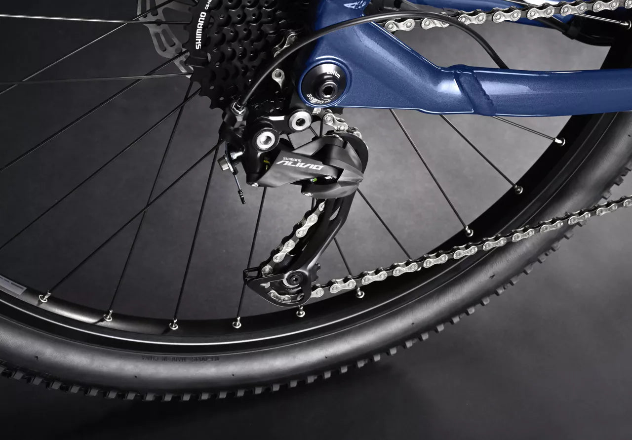HAIBIKE ALLTRACK 4 HARDTAIL eMTB BIKE 2025 GLOSS COOL BLUE/LEATHER