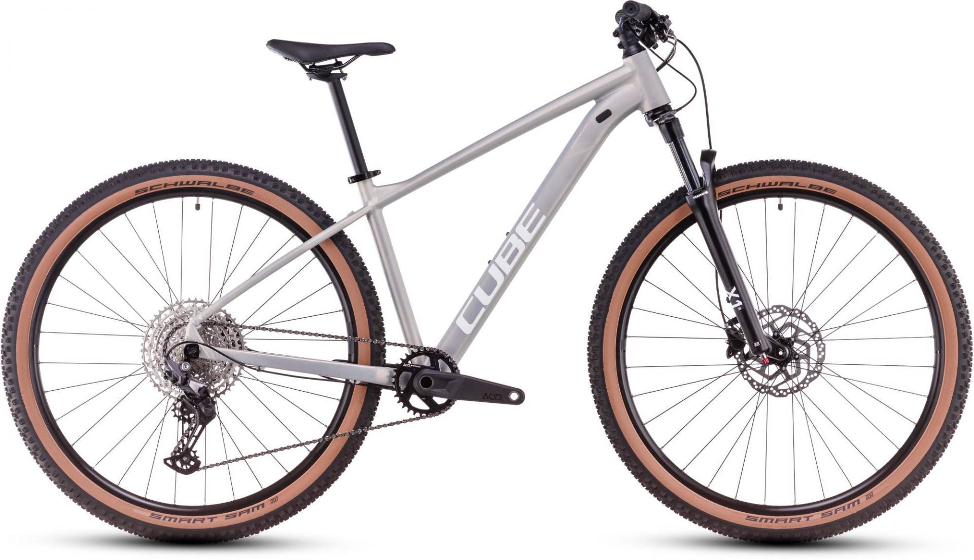 CUBE ATTENTION PRO HARDTAIL MTB BIKE 2025 SWITCHGREY' N 'WHITE