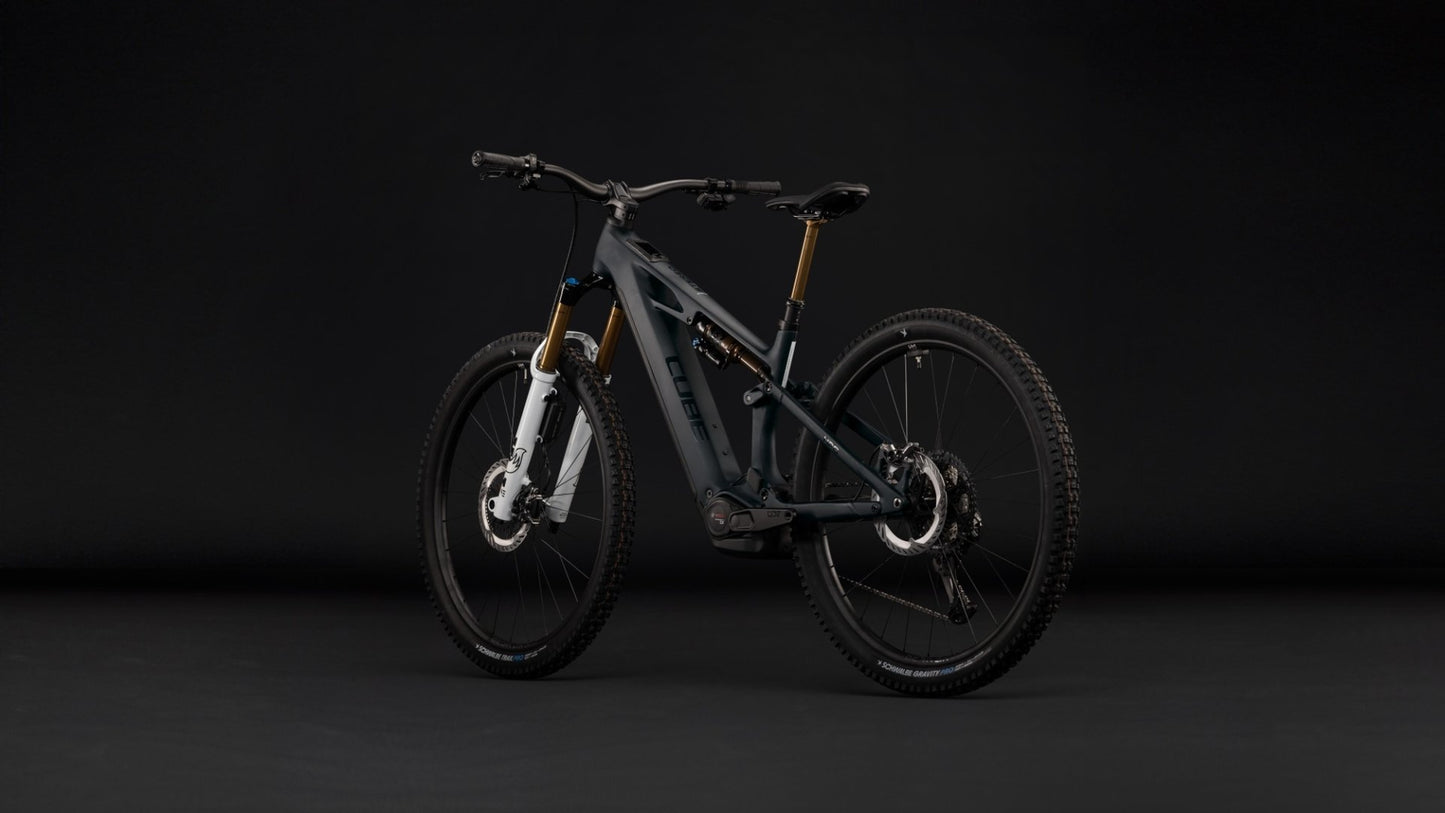 CUBE STEREO HYBRID ONE44 HPC AT 800 eMTB BIKE 2027 CARBON 'N' WHITE