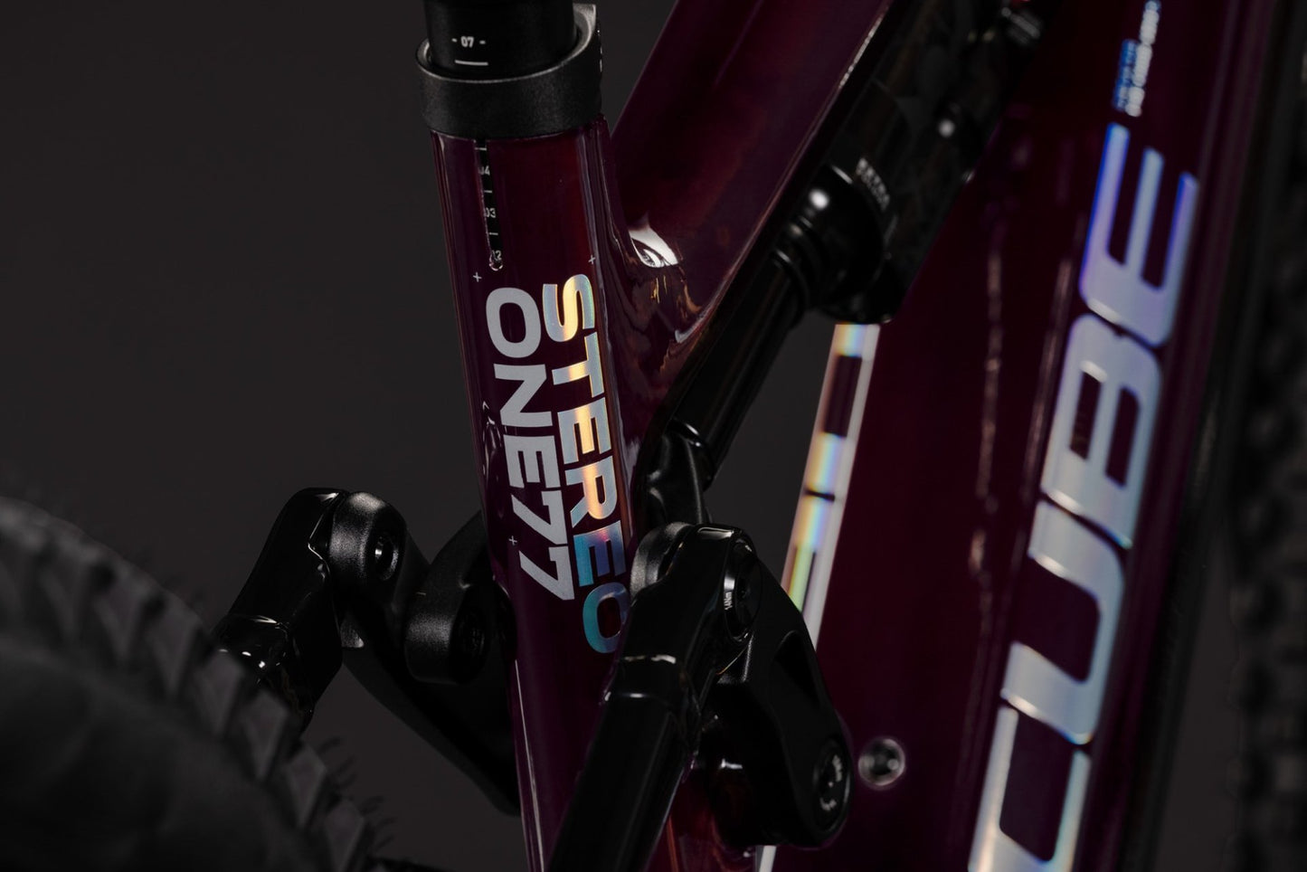 CUBE STEREO HYBRID ONE77 HPC SLX 800 eMTB BIKE 2027 LIQUIDRED 'N' BLACK