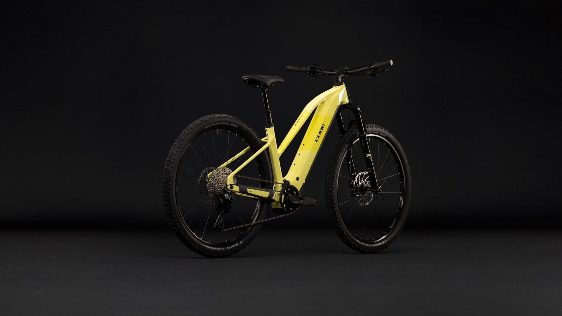 CUBE REACTION HYBRID RACE 800 eMTB BIKE 2027 BANANASPLIT 'N' BLACK (TRAPEZE)