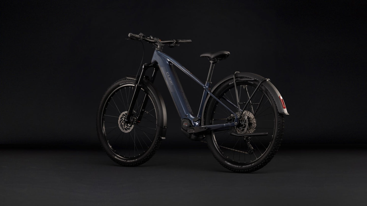 CUBE REACTION HYBRID ONE 720 FE HARDTAIL eMTB BIKE 2027 OOLONGGREY 'N' REFLEX