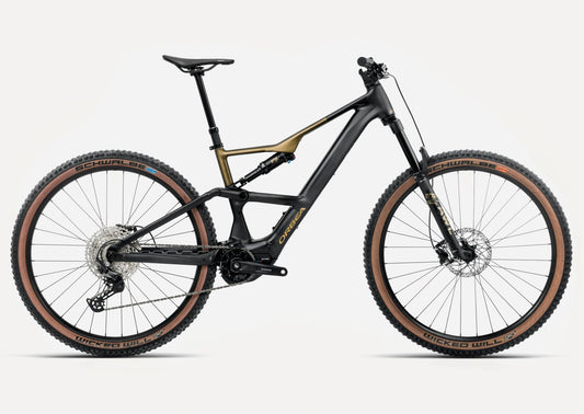 ORBEA RISE SL H30 FULL SUSPENSION eMTB BIKE 2026 DIAMOND BLACK-SPLASH OLIVE