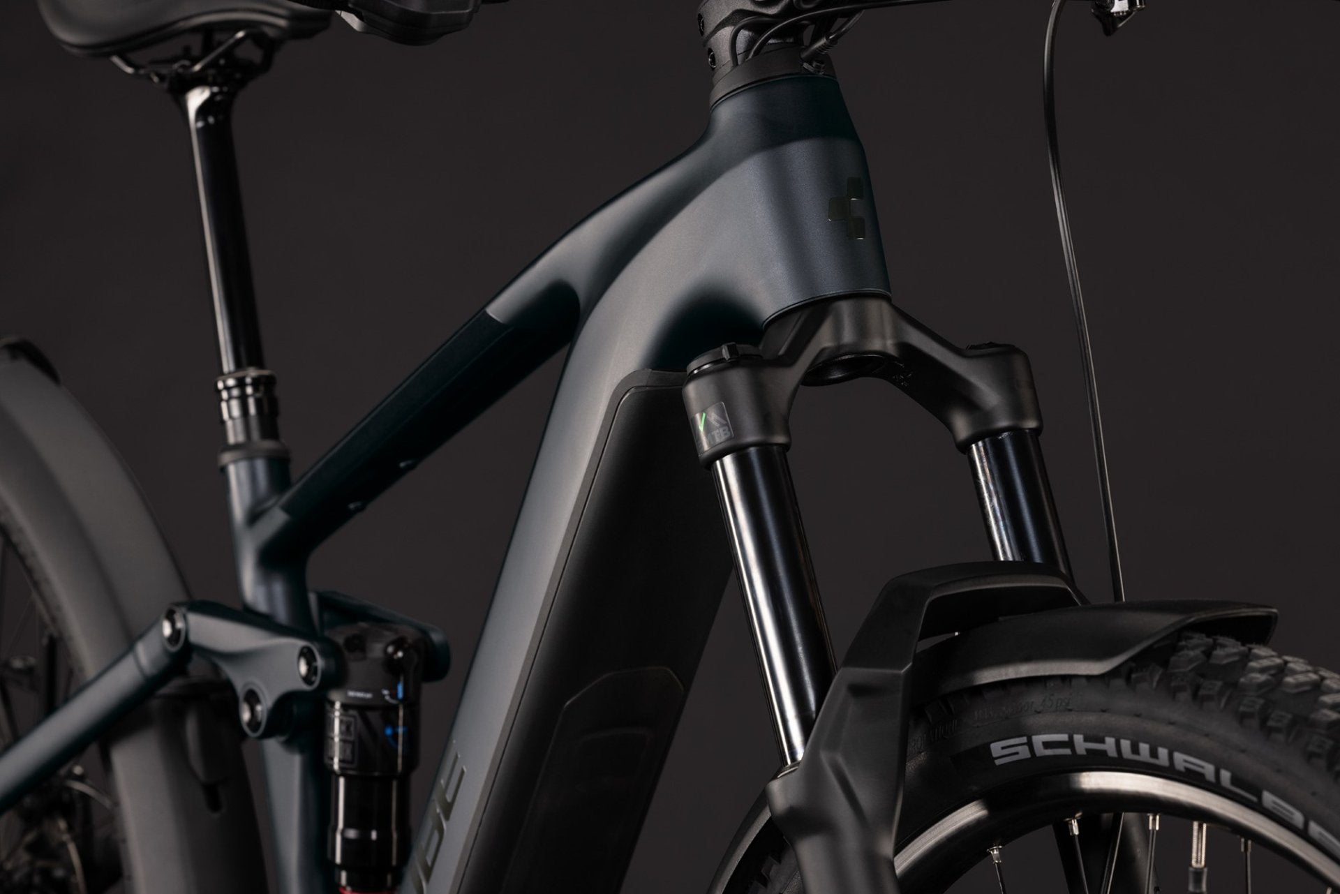 CUBE STEREO HYBRID ONE44 ELECTRIC MTB BIKE 2027 COAL 'N' BLACK