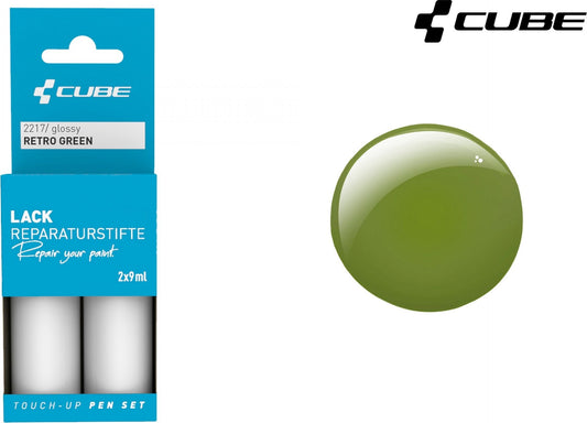 CUBE TOUCH UP PEN SET RETRO GREEN GLOSSY 2217