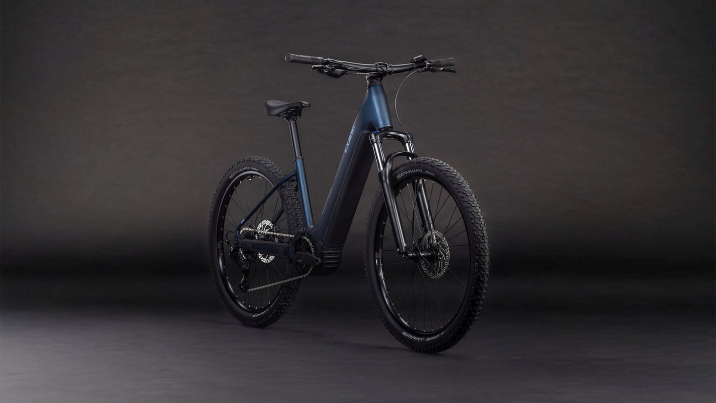 CUBE REACTION HYBRID PERFORMANCE 600 EASY ENTRY eMTB BIKE 2026 INDIGOBLUE' N 'REFLEX