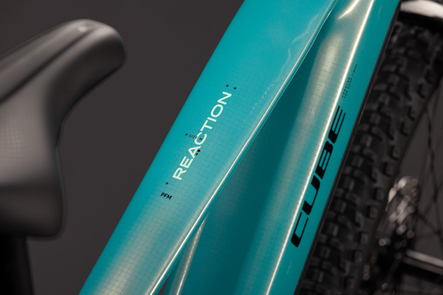 CUBE REACTION HYBRID PERFORMANCE 720 HARDTAIL eMTB BIKE 2027 MALDIVIAN 'N' BLACK