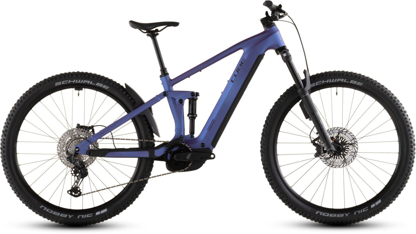CUBE STEREO HYBRID ONE44 EXC 800 eMTB BIKE 2026 BLUEIRIS' N 'BLACK