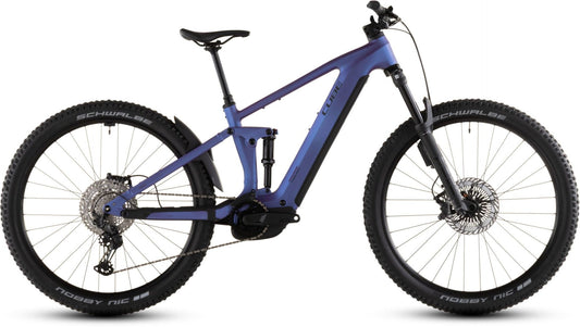 CUBE STEREO HYBRID ONE44 EXC 800 eMTB BIKE 2026 BLUEIRIS' N 'BLACK