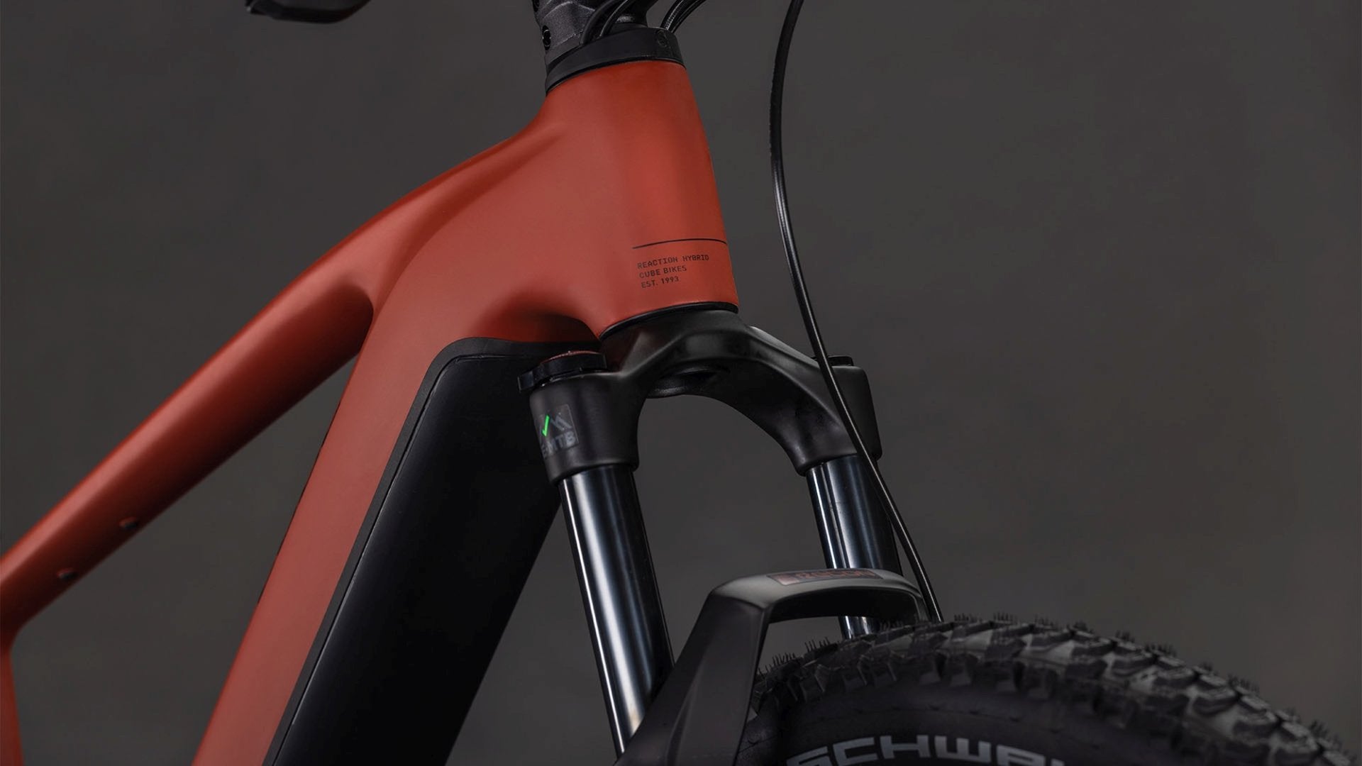 CUBE REACTION HYBRID RACE 800 eMTB BIKE 2026 AMBER' N 'BLACK