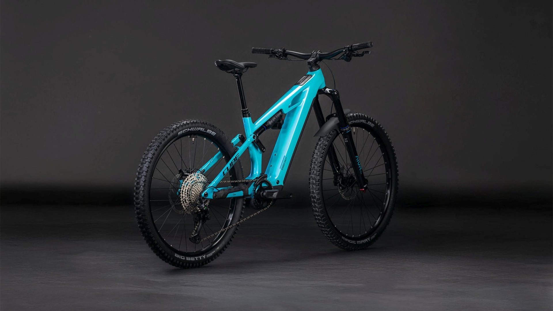 CUBE STEREO HYBRID ONE77 RACE 800 eMTB BIKE 2026 SWIMMINGPOOL' N 'BLACK