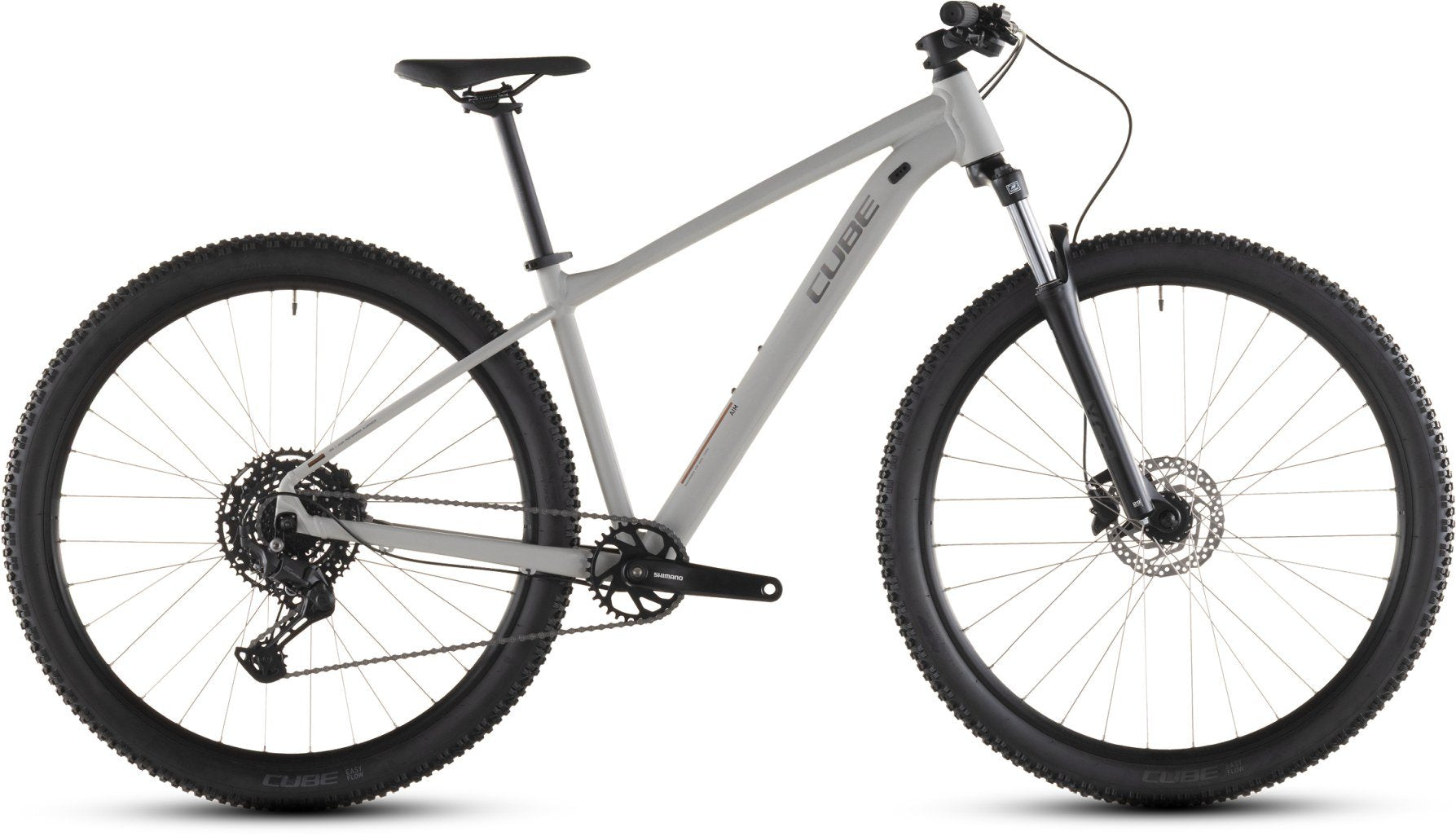 CUBE AIM PRO HARDTAIL MTB BIKE 2026 GREIGE' N 'TITAN