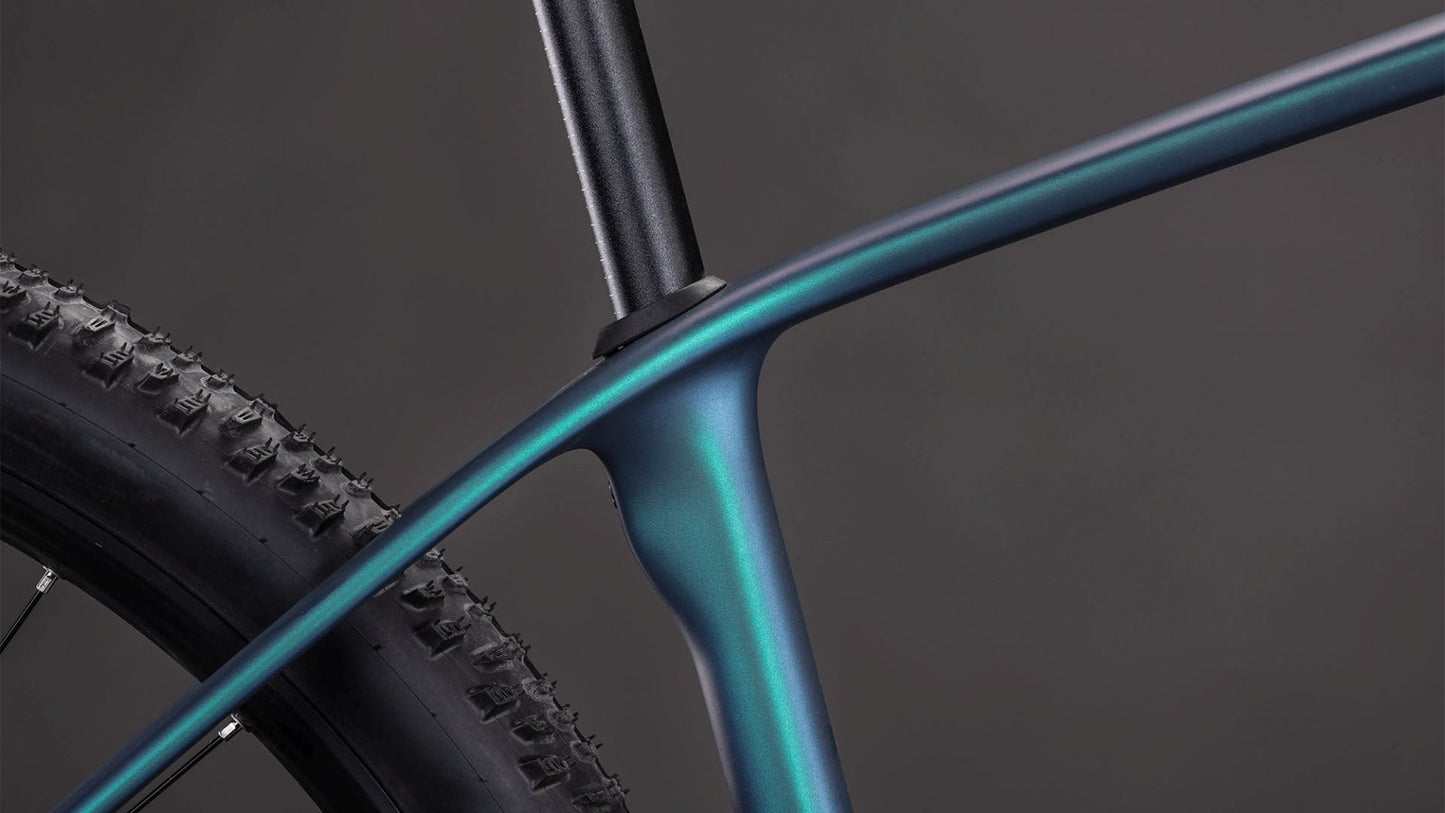CUBE REACTION C:62 PRO HARDTAIL MTB BIKE 2026 POLARLIGHT' N 'BLACK
