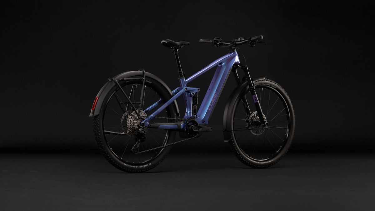 CUBE STEREO HYBRID ONE44 PRO 800 FE eMTB BIKE 2027 BLUEIRIS 'N' PURPLE